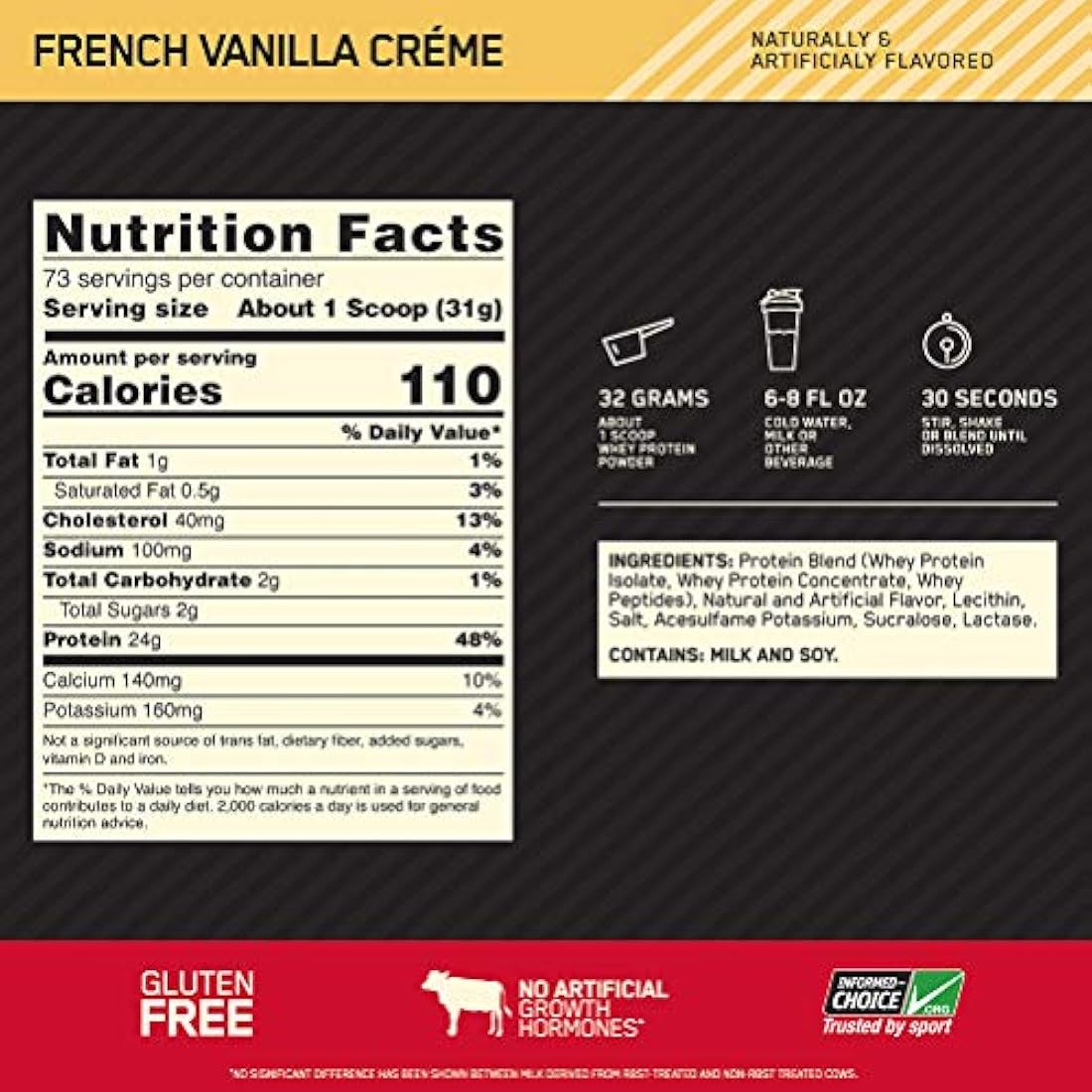 Proteína de Suero de Leche en Polvo