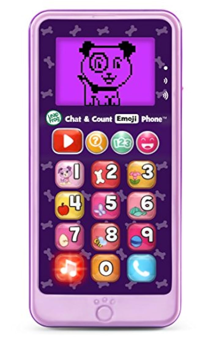 Teléfono, Púrpura Leapfrog Chat y Conde Emoji
