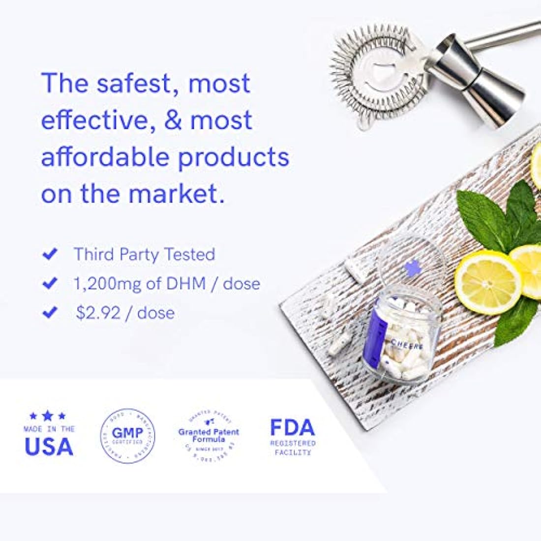 Vitamina A con DHM para un consumo de alcohol más saludable