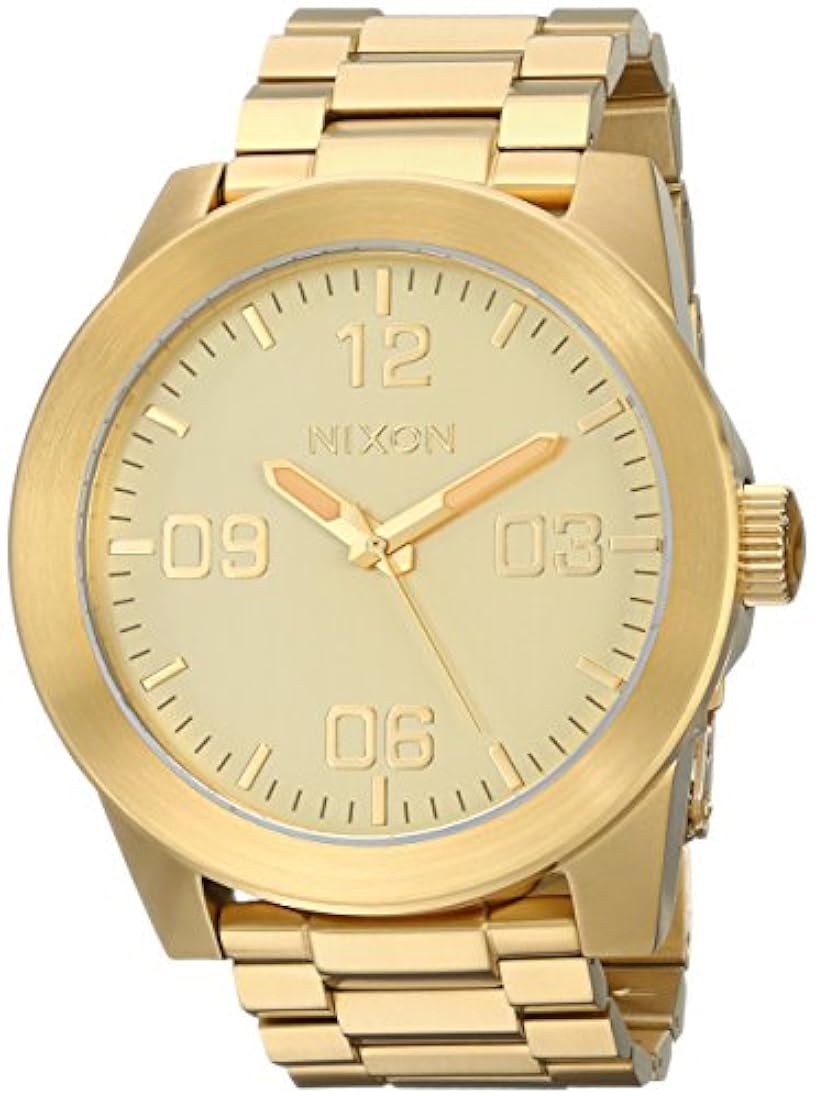 Nixon Reloj de acero inoxidable Corporal para hombres