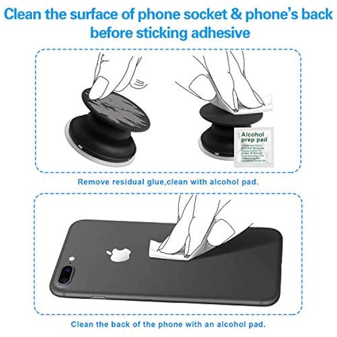 adhesivos de repuesto para funda de iPhone VHB VOLPORT Pops