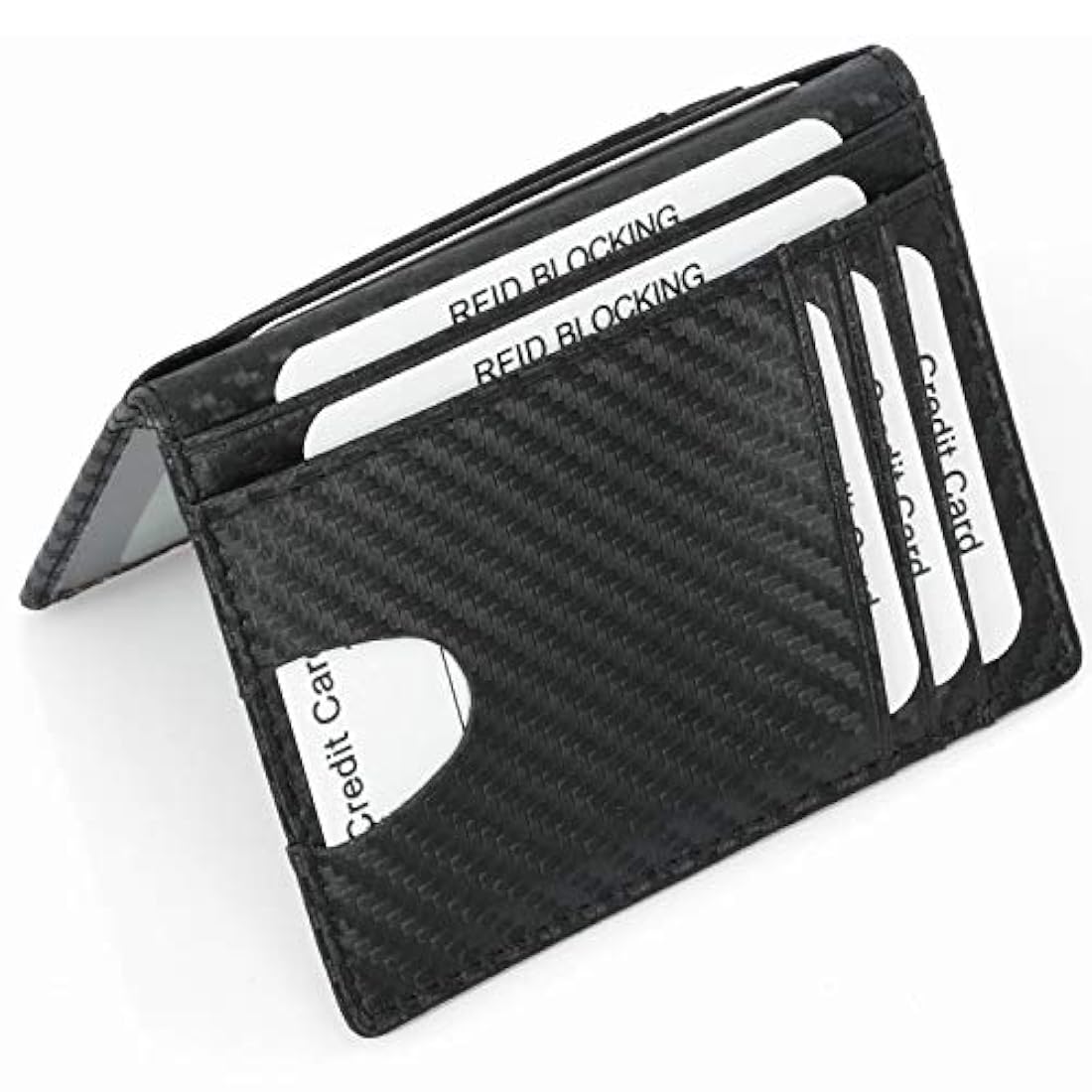 Billetera delgada minimalista con bolsillo frontal bifold