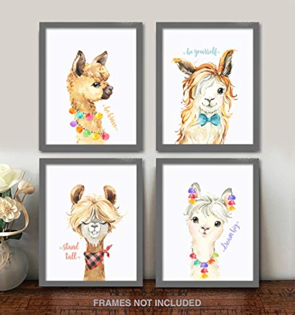 Confetti Fox 4 impresiones sin marco, cuadro decorativo