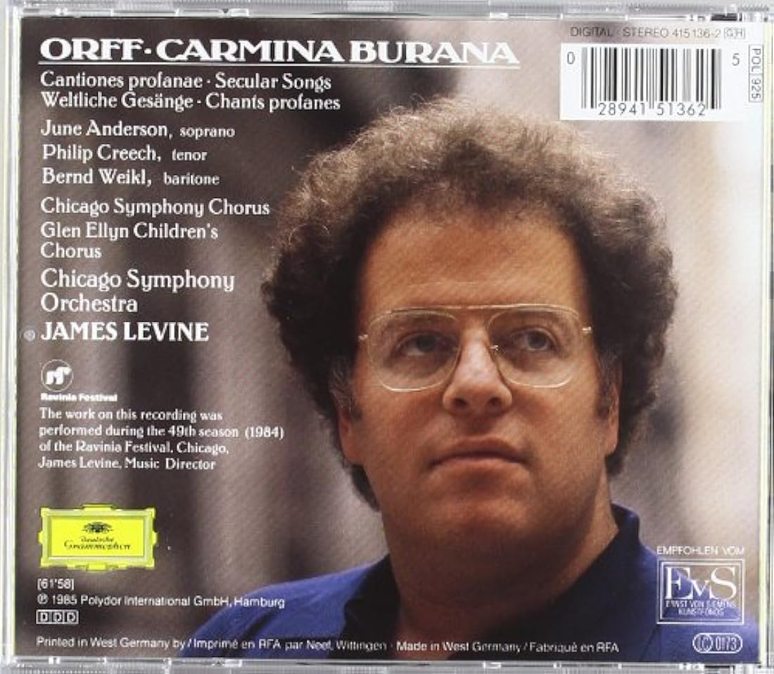 cd audio Carmina Burana