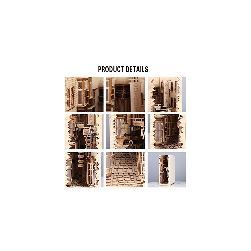 Sujetalibros de madera para construcción decorativos