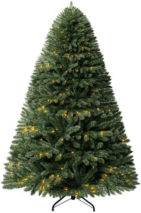 Árbol de Navidad Naomi Home 6.5ft, 450 luces, 1197 puntas