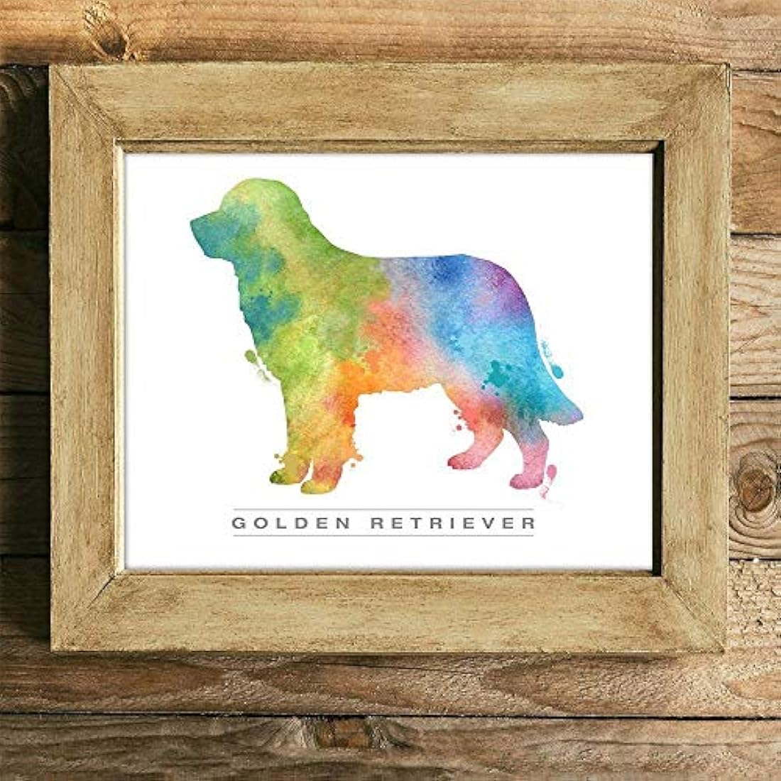 Lámina sin marco 11x14 de perro