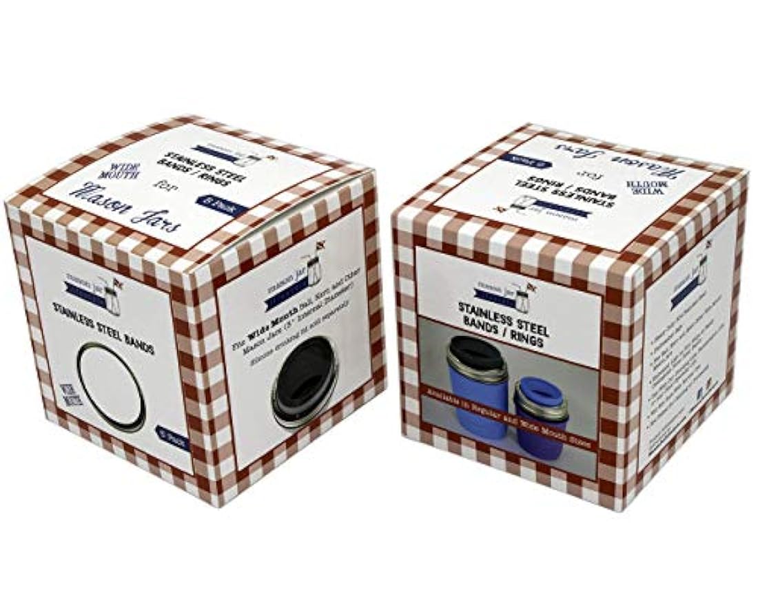 Bandas / anillos de acero inoxidable para tarros