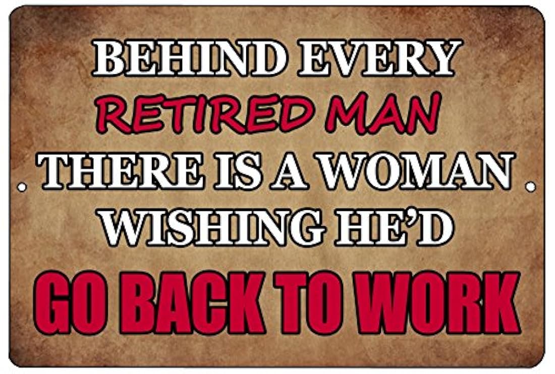 Divertido Sarcástico, lata de metal decoración de la pared