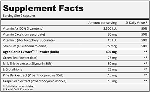 Extracto de ajo envejecido Detox y antienvejecimiento