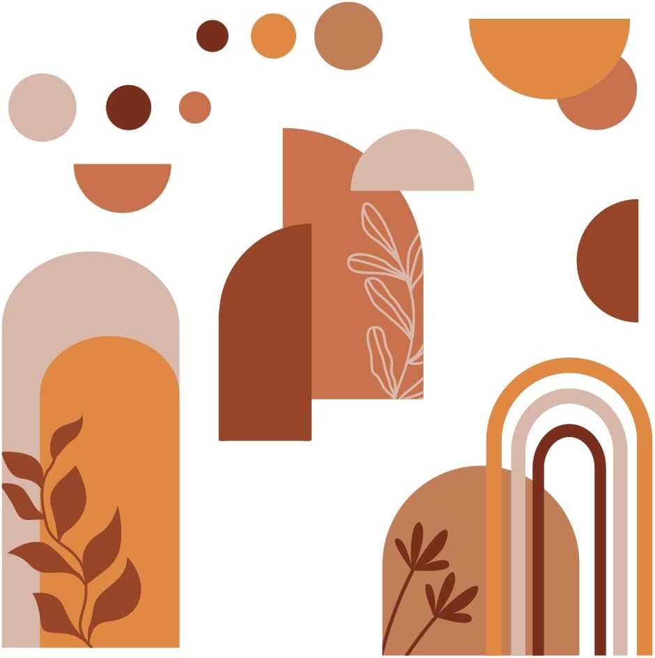 Vinilos de Pared Boho de Plantas SUPERDANT 90×39 CM