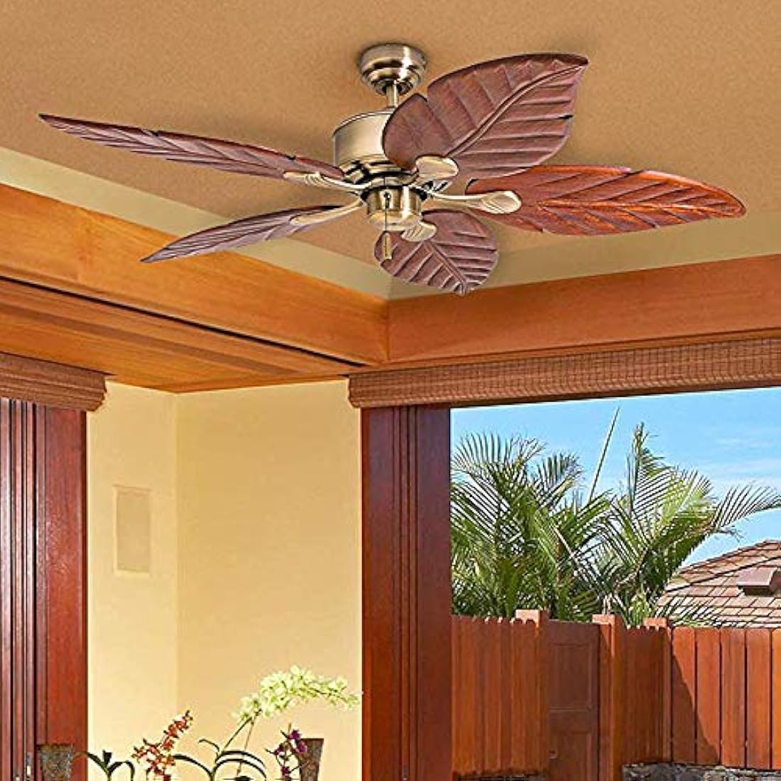 Ventilador de techo tropical