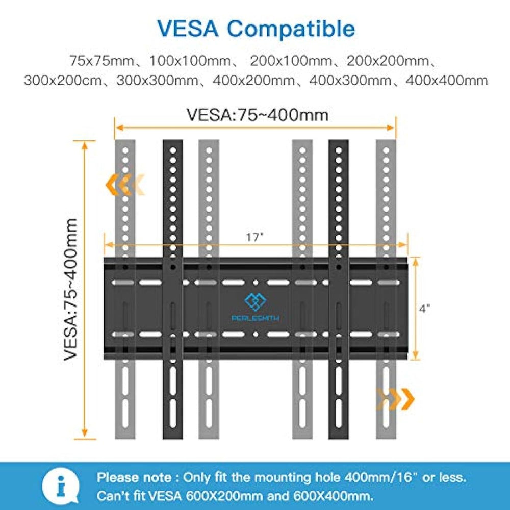 Soporte de pared fijo para televisores de pantalla plana