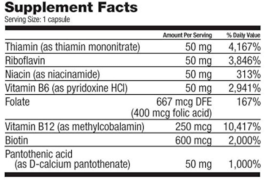 Bariatric Fusion Vitamina B-50 Complejo