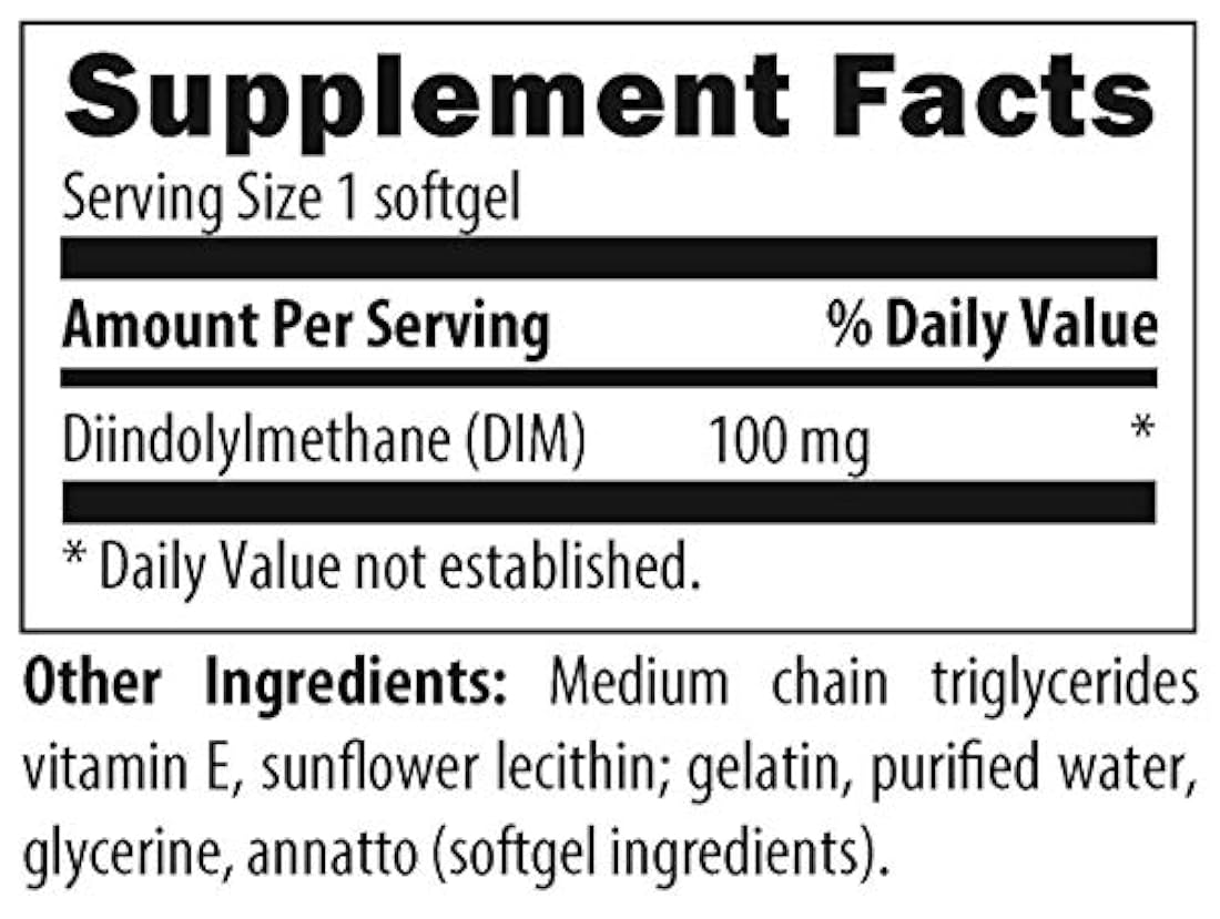 Diseños para Softgels de salud Dim-Avail, 60 unidades, 1