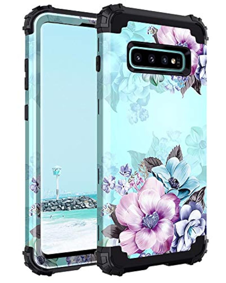 Casetego - Carcasa para Samsung Galaxy S10, diseño floral