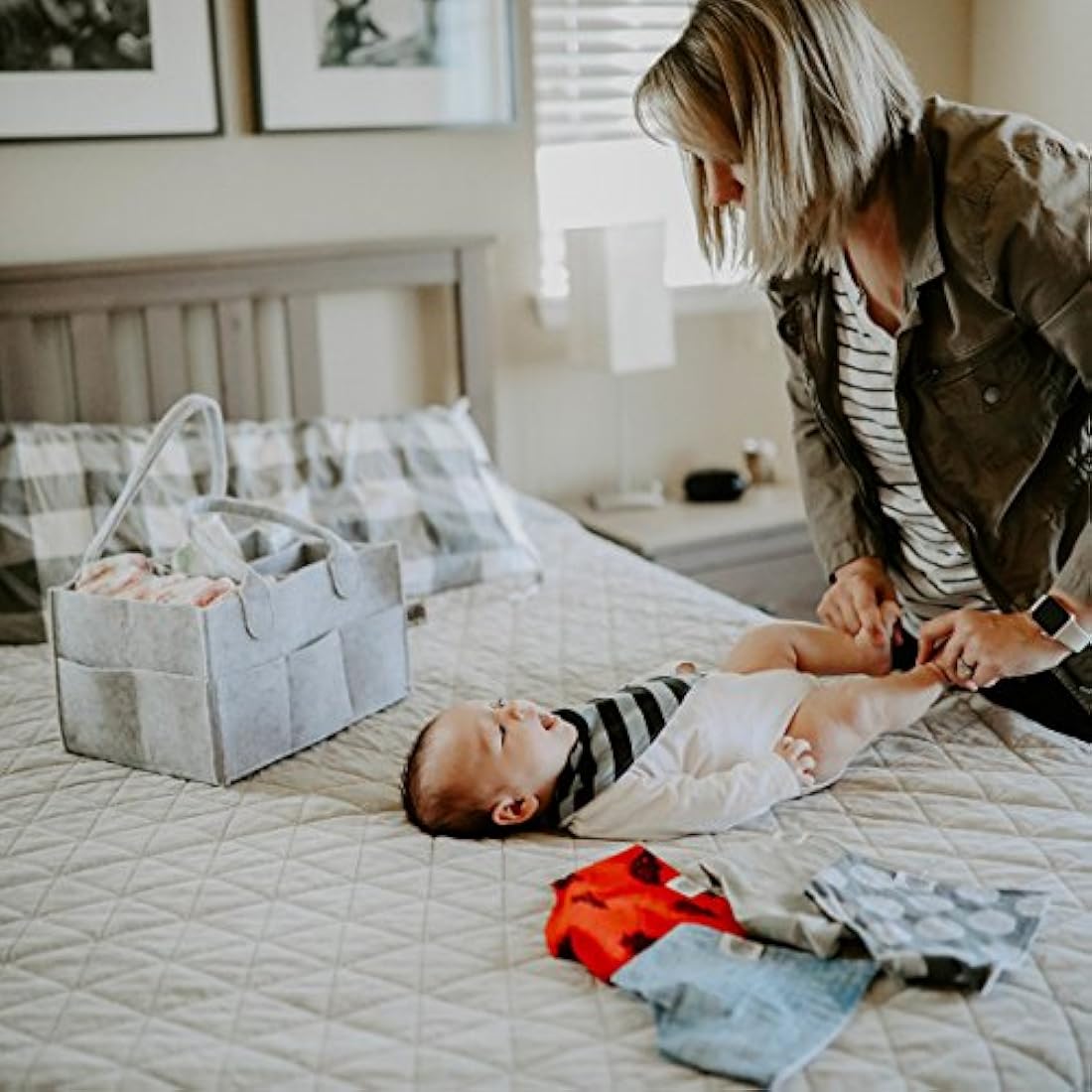 Parker Baby Bandana Drool Bibs Pack de 8 baberos para niños