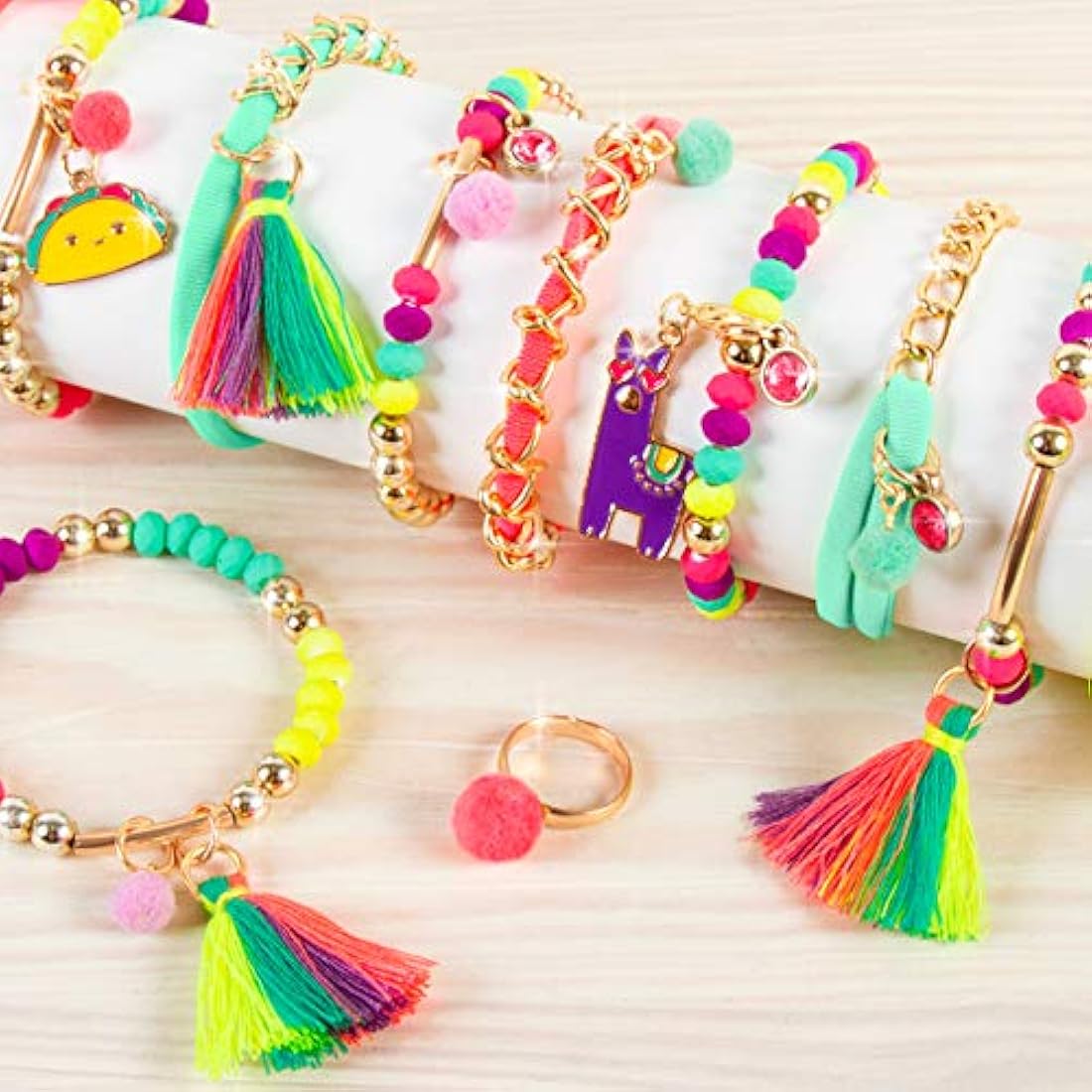 Make It Real - Cadena y abalorios de Neo-Brite DIY de cadena