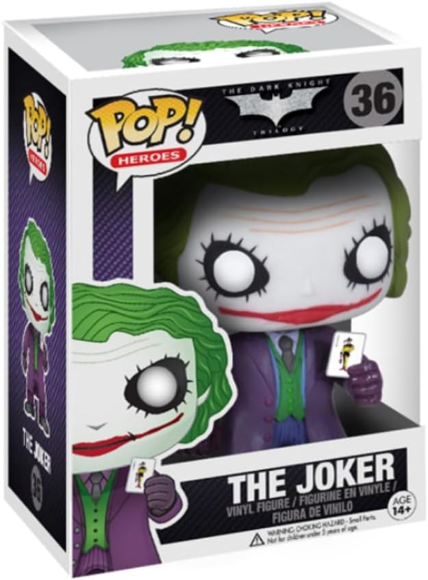 Figura Vinil The Joker, Funko POP Heroes, Película Dark Knight