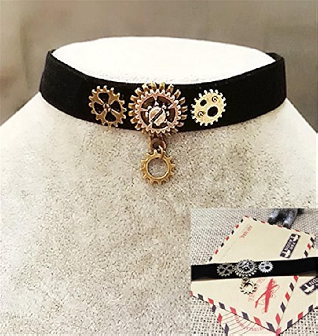 Surtido de dijes con estilo Steampunk Y&Y (ruedas, engranajes o relojes), ideal para hacer manualidades y joyas