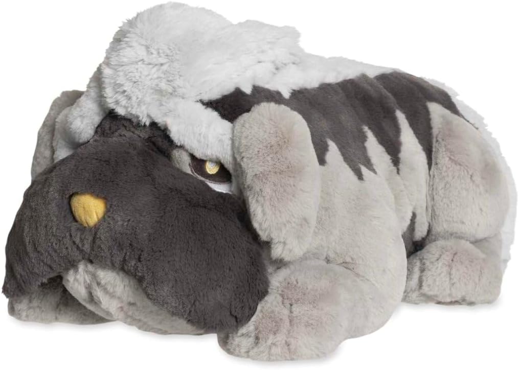 Pokémon Center: Peluche Mabosstiff Comfy Friends, 9 ½ pulgadas