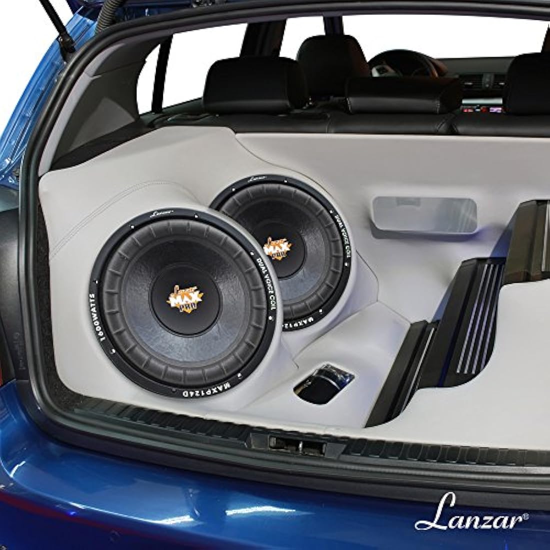 Parlantes o corneta subwoofer para coche LANZAR MAXP124D