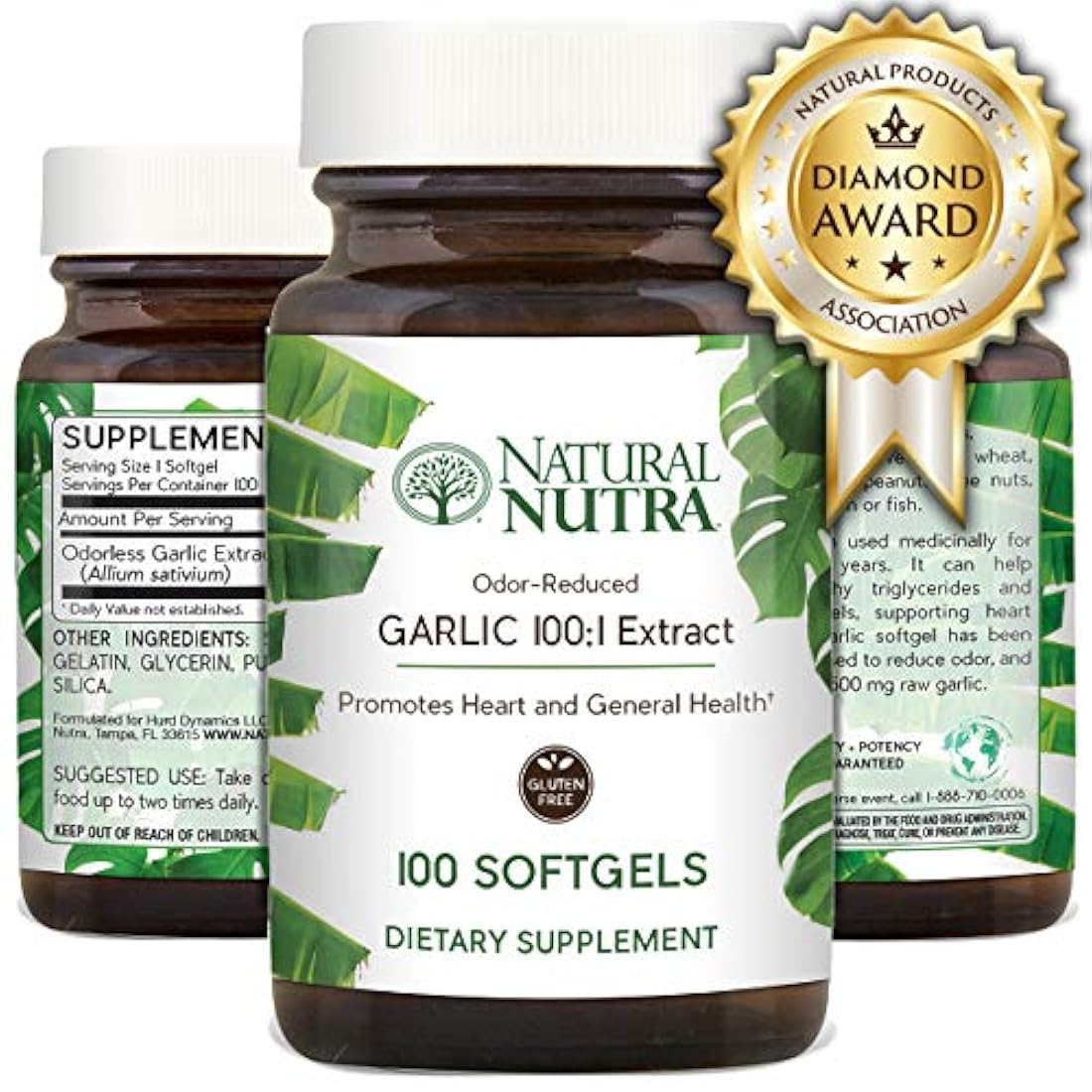 Natural Nutra - Suplemento multivitaminico de 100 capsulas