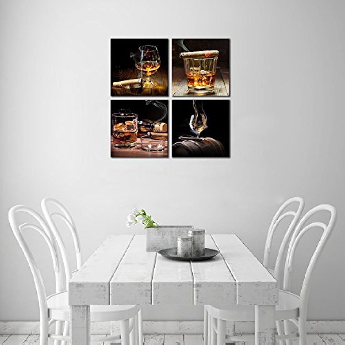 Impresiones de la lona Arte de la pared Licor Bodegón