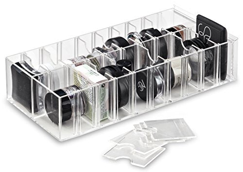 Organizador de soporte de maquillaje acrílico