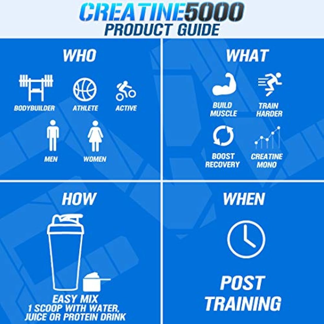 Evlution Nutrition Creatine5000 0.18 oz de monohidrato