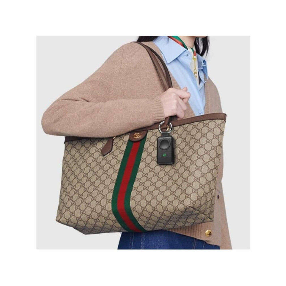 Cargador inalámbrico portátil negro para celular