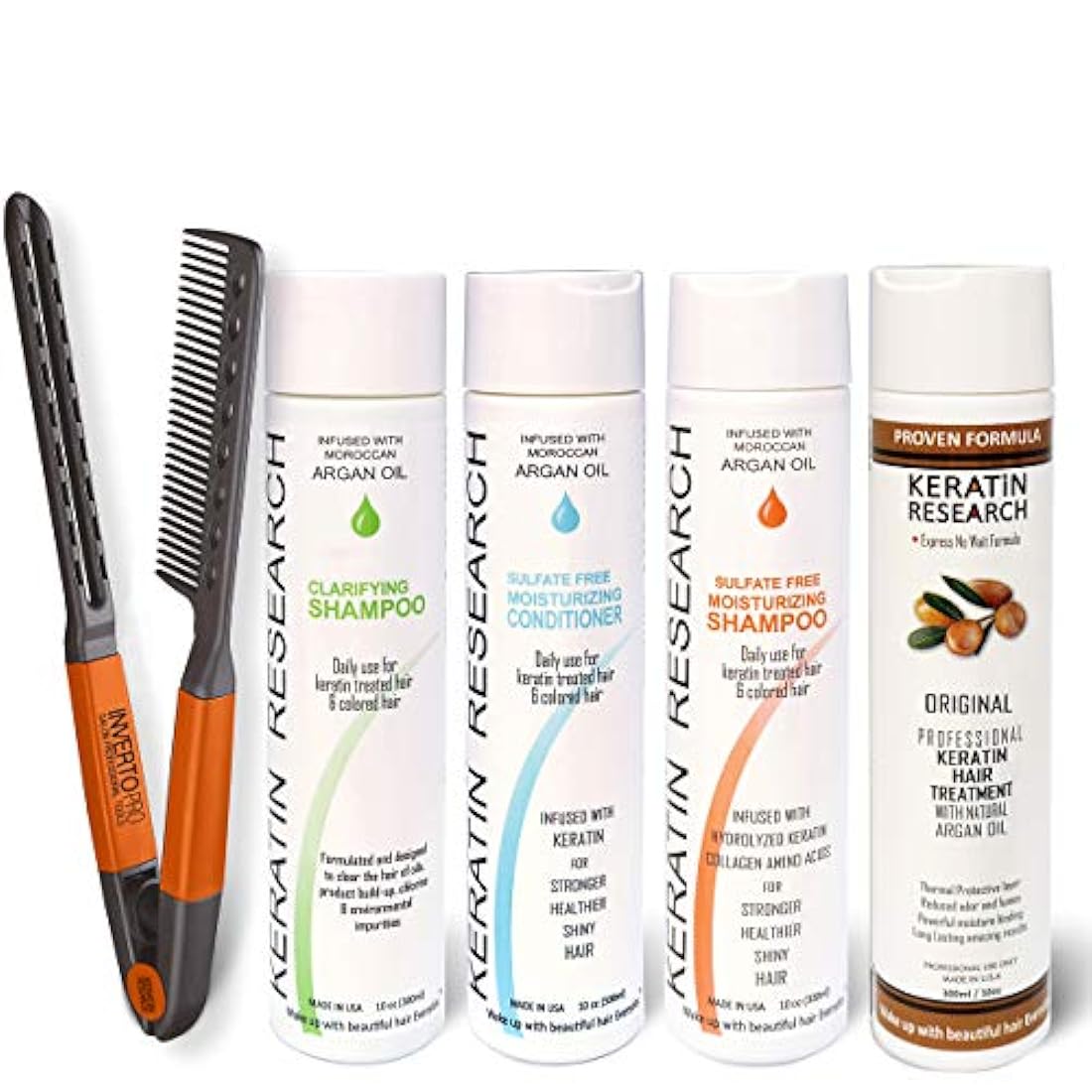 Tratamiento alisado capilar queratina brasileño