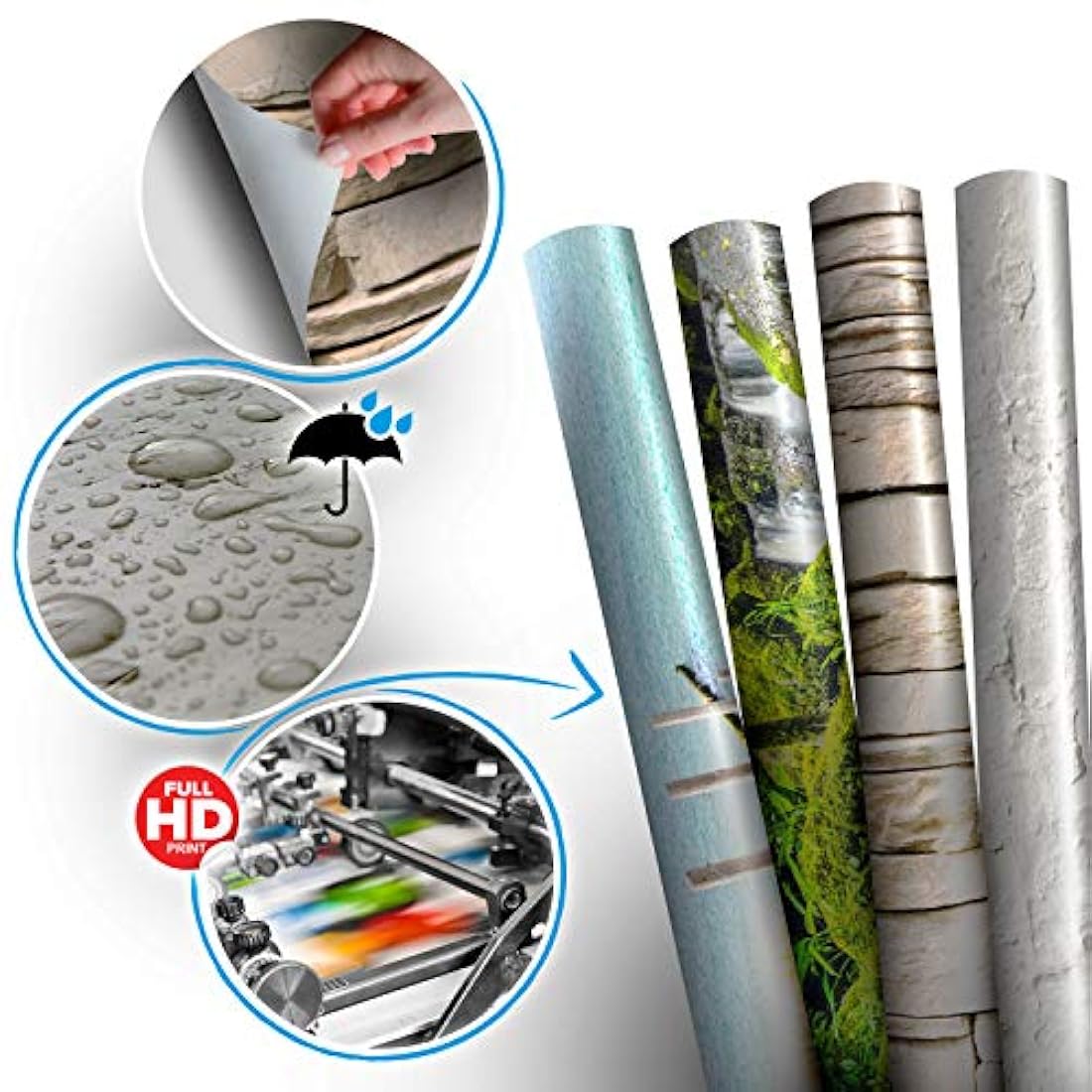 Mural de pared, diseño de imagen