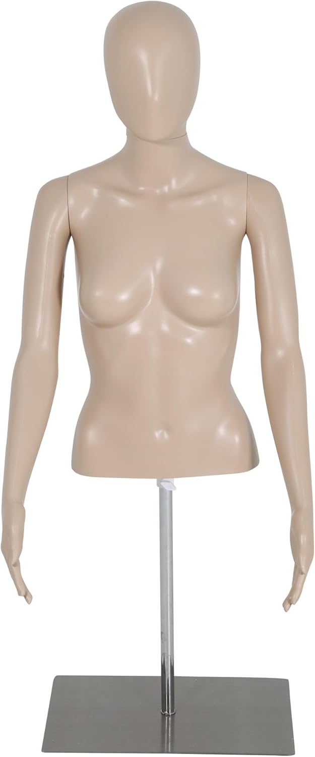 Maniquí Femenino Ajustable 39-56 con Base de Metal