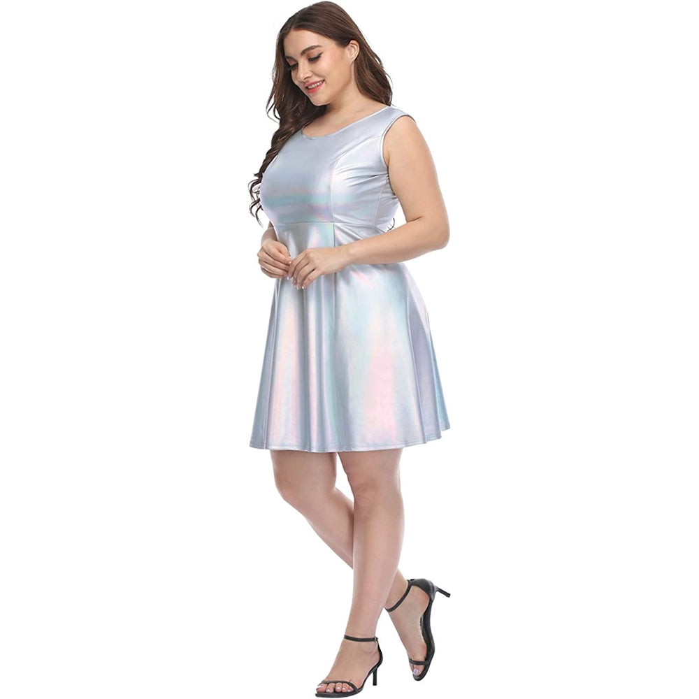 Disfraces sin mangas de patinador espacial talla 1X