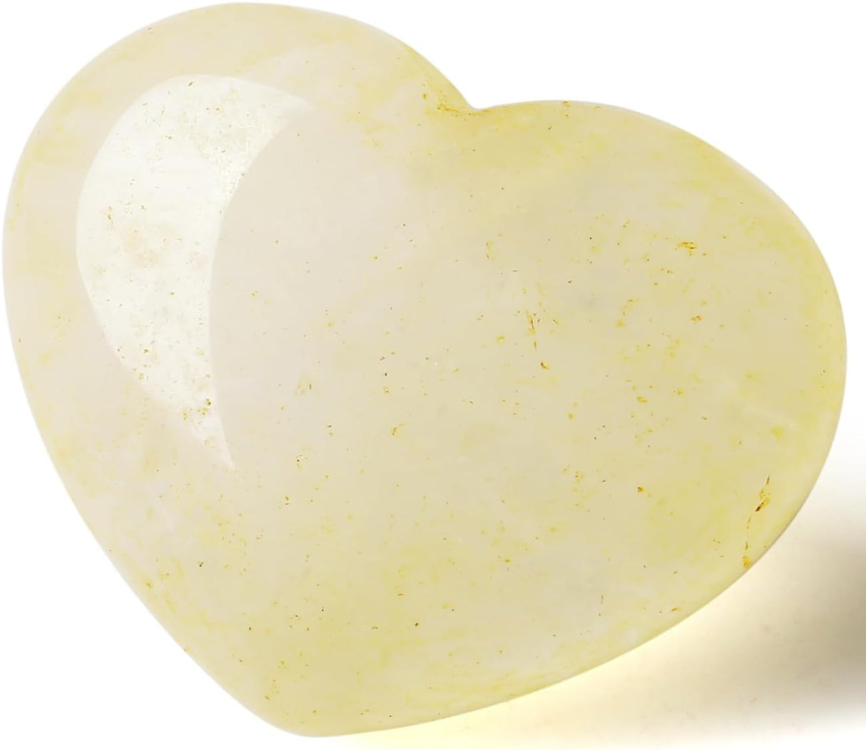 MAIBAOTA Corazón de cristal de 1.72in cristales curativos