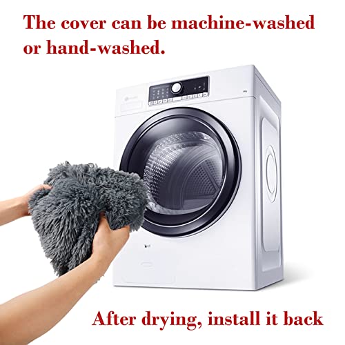 Cama calmante para perro de felpa esponjosa para protector de muebles con funda extraíble lavable para perros y gatos grandes, medianos y pequeños