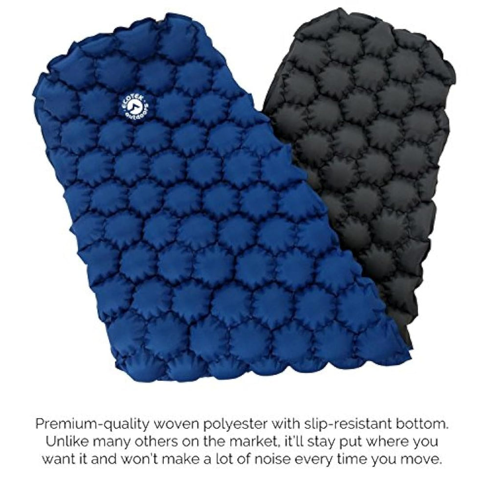 Colchoneta de dormir hinchable ultraligera con diseño