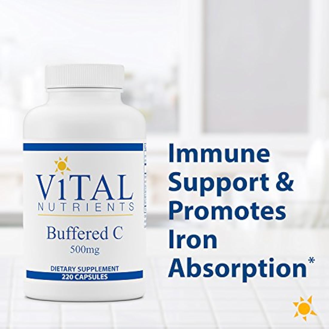 Nutrientes vitales búfer C 500 mg suave vitamina C persona