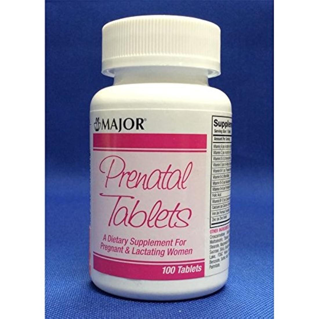 Vitaminas prenatales principales, 100 pastillas