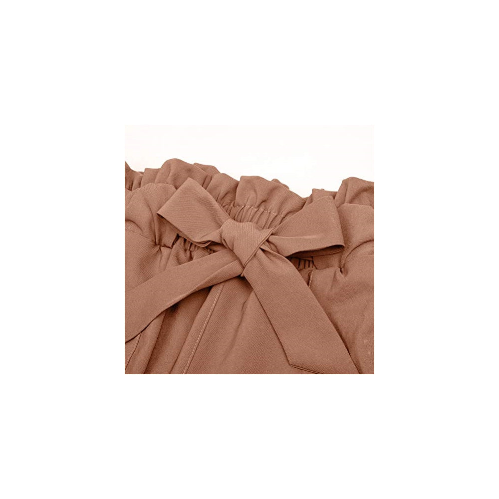 Pantalones de mujer con bolsillos, cintura alta Talla XS