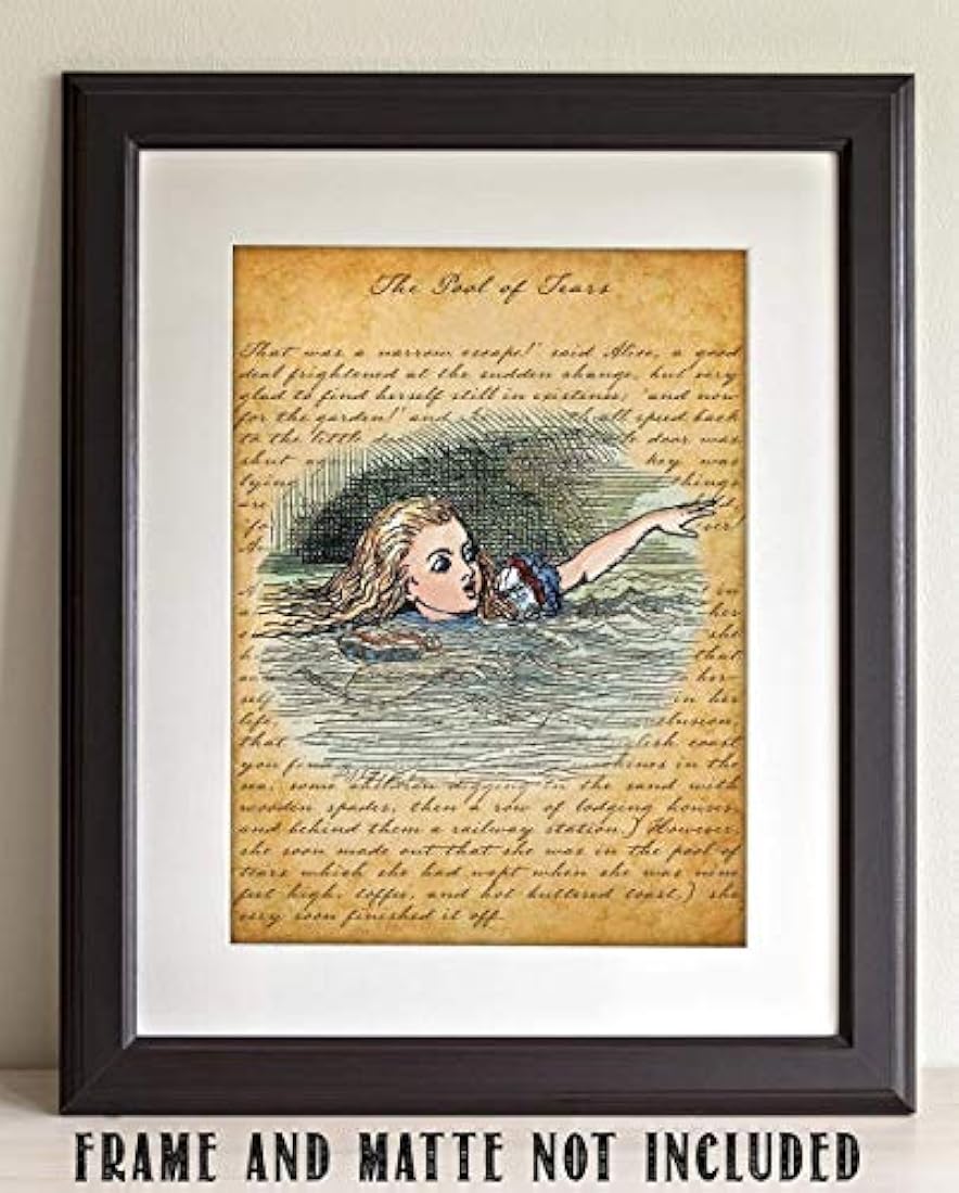 cartel de Alicia en el país de las maravillas de 11x14