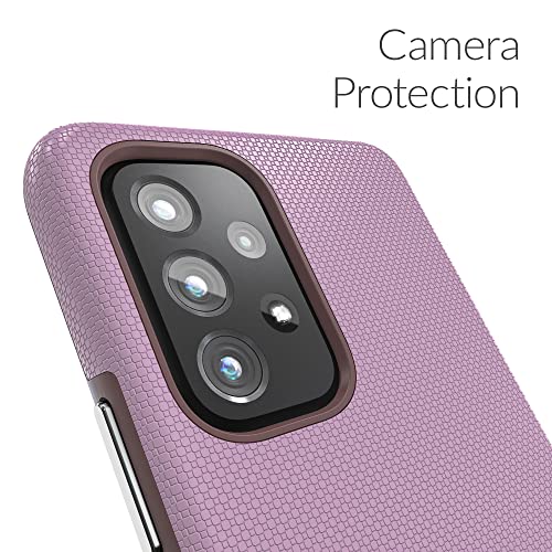 Crave Dual Guard para Samsung Galaxy A53, funda de doble capa de protección a prueba de golpes para Samsung Galaxy A53 5G, color lila