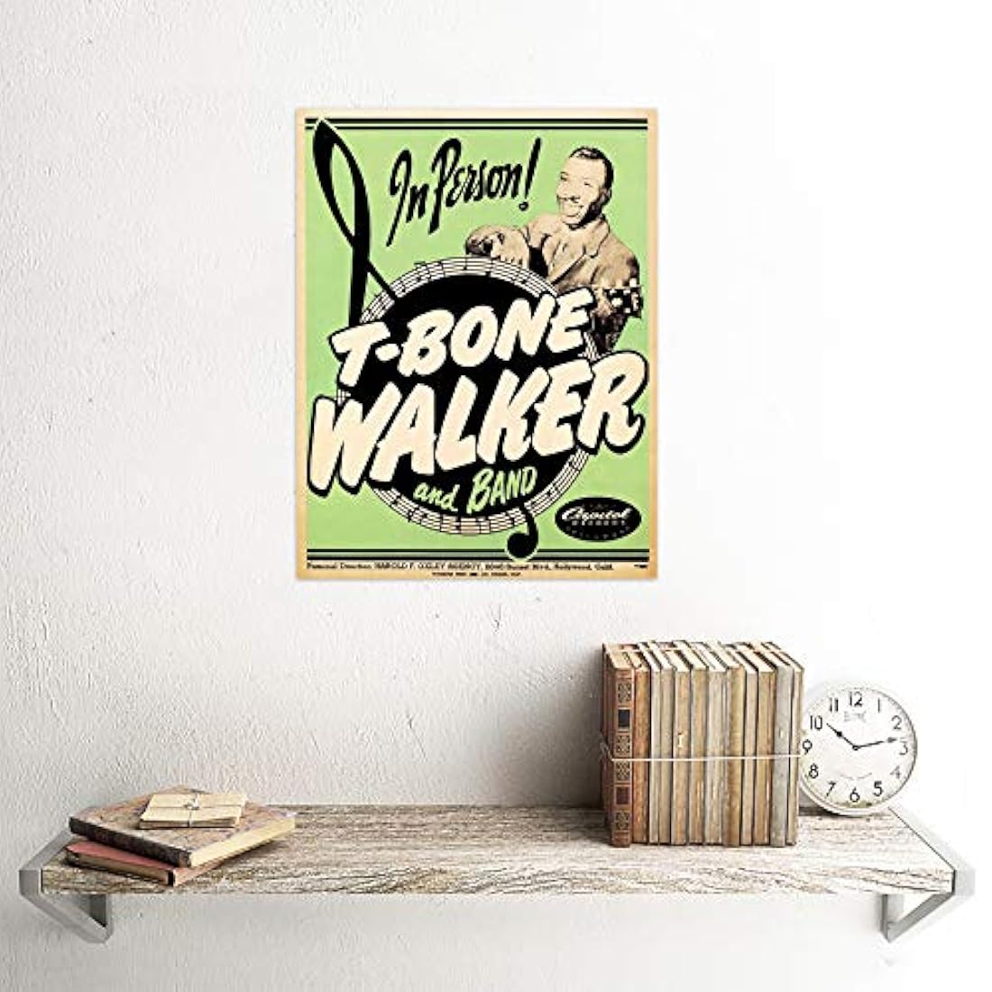 Cuadro impreso decorativo diseño Música Concierto T-bone