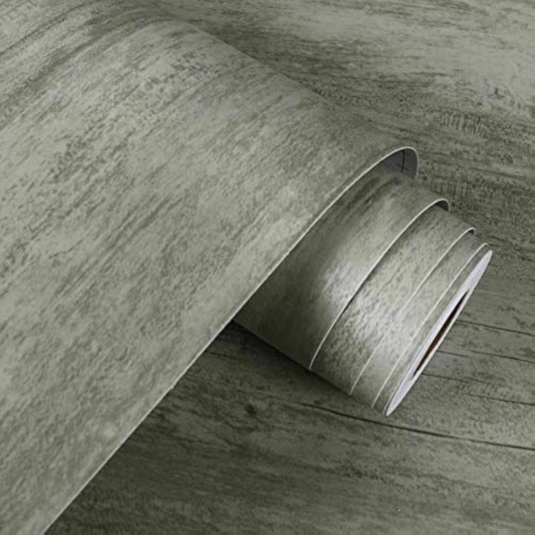 papel pintado adhesivo decorativo gris (15.75x196)