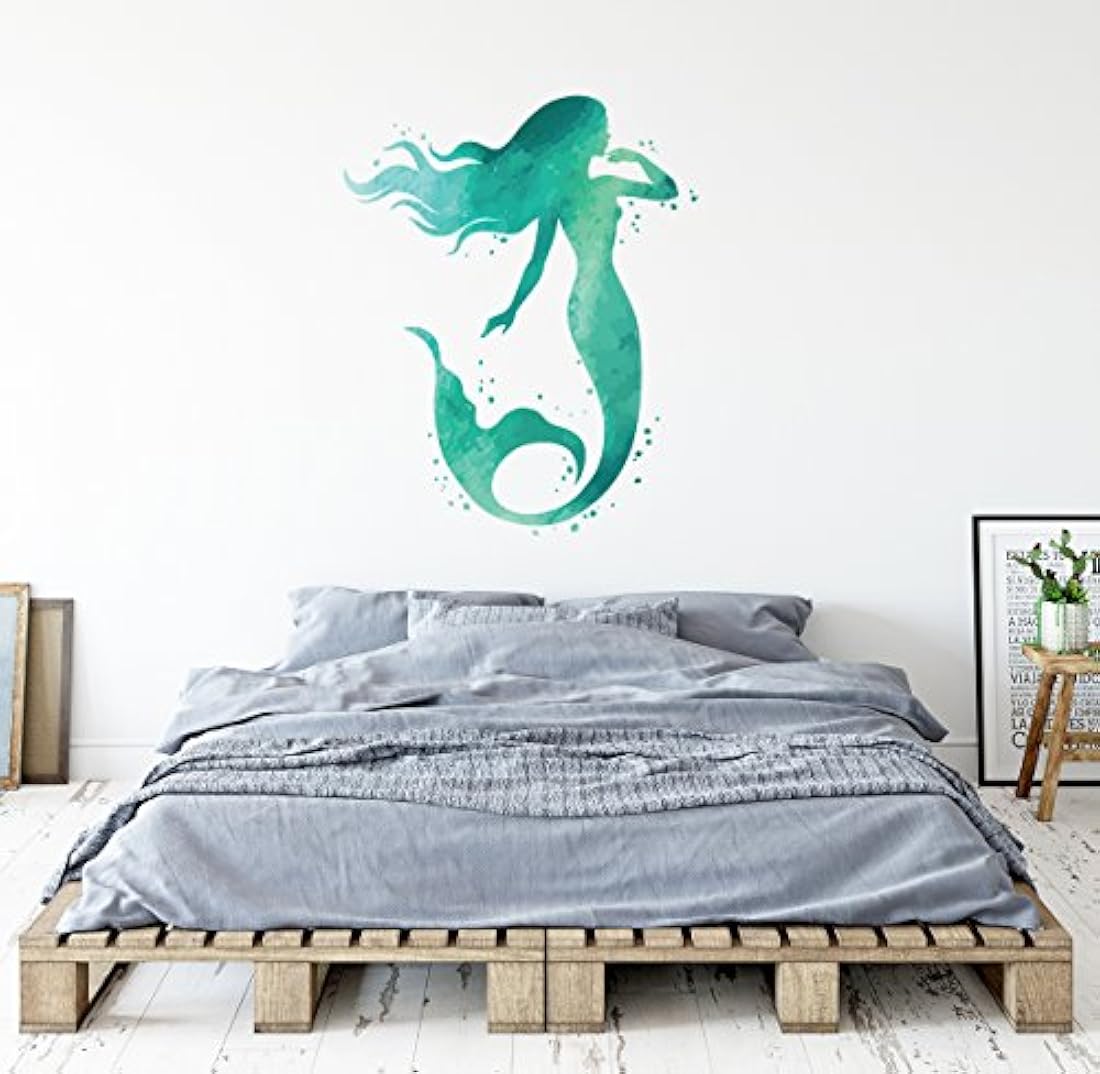 calcomanía adhesiva para pared de sirena