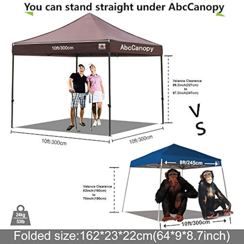 ABCCANOPY Pop up Canopy Tent Refugio comercial instantáneo