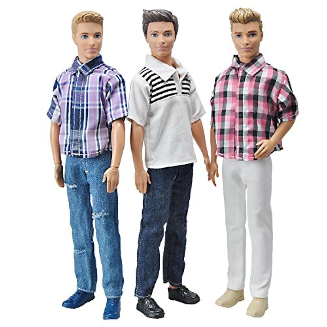 Ropa informal Muñeca a cuadros Ropa Chaqueta Pantalones