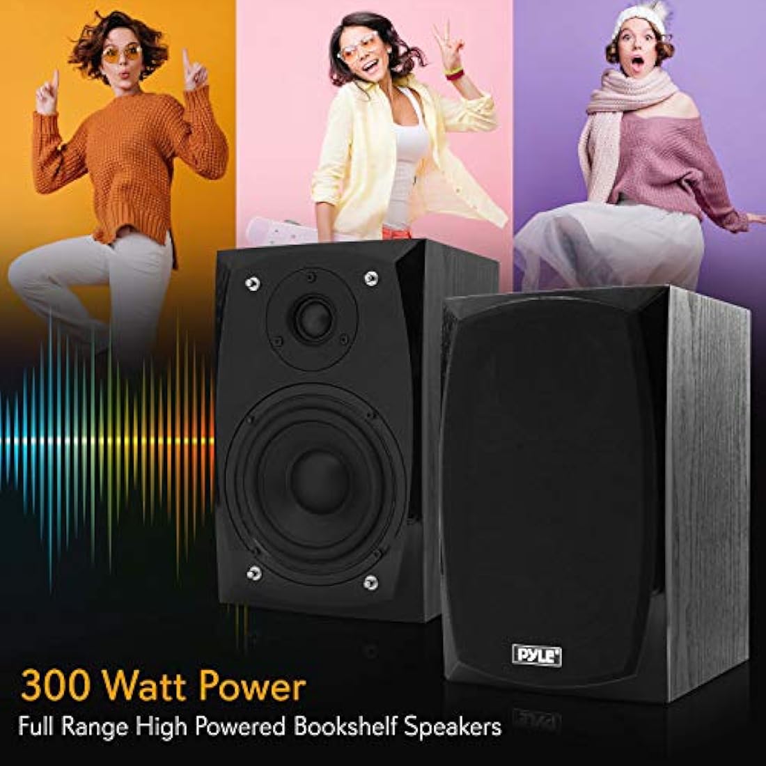 Parlantes de estantería de escritorio PYLE-HOME PBKSP22