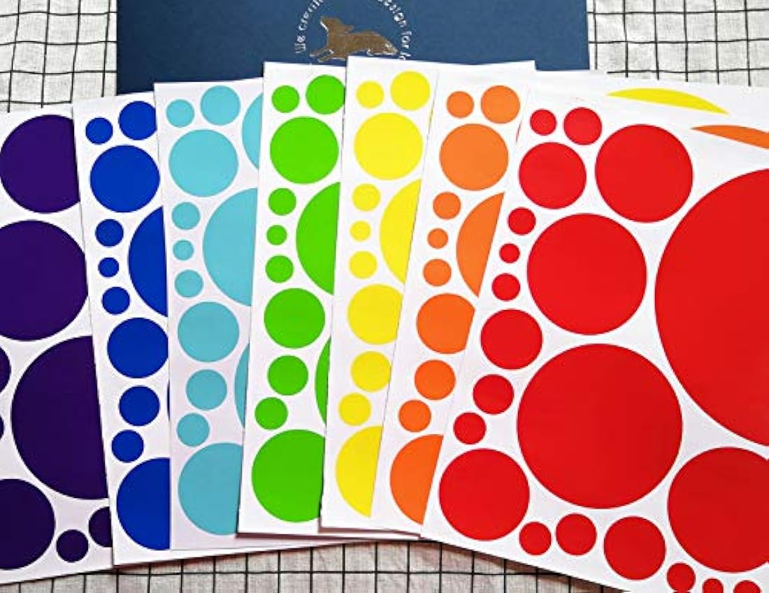 Adhesivos decorativos para pared (175 unidades) multicolor
